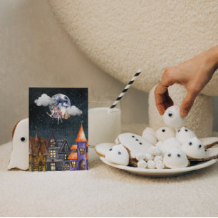 Flying Witch Postcrossing Postcard