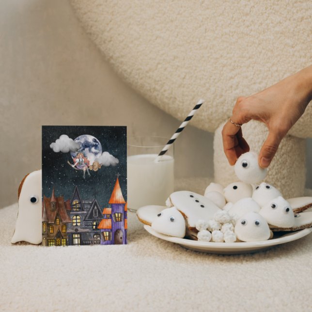 Flying Witch Postcrossing Postcard (Creator Uploaded)