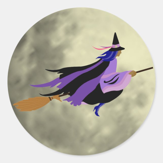 Flying Witch Stickers (Front)