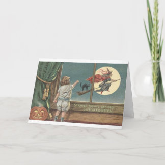 Flying Witch thru Window Card