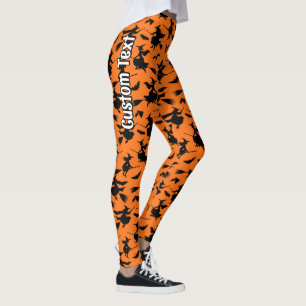 Flying Witches Pattern Leggings