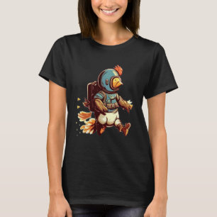Flying with Jet Pack  Chicken T-Shirt