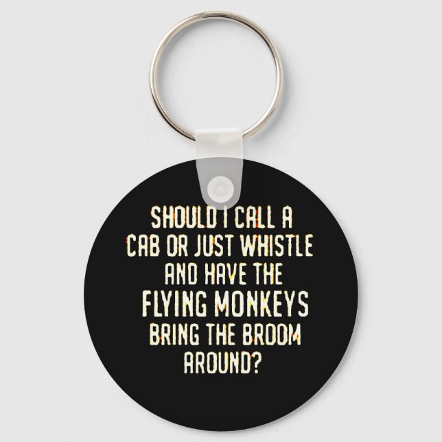 flyingmonkeyswhistle keychain (Front)