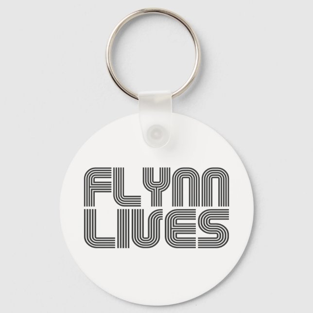 Flynn Lives Keychain (Front)