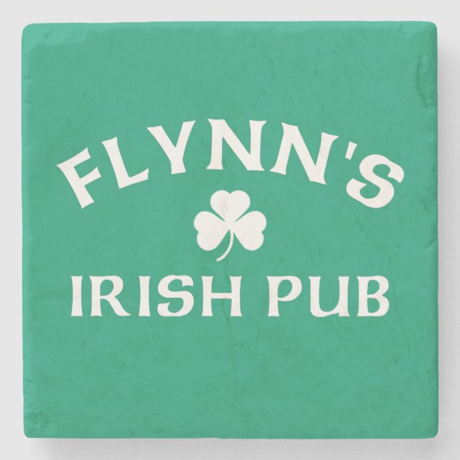 Flynn's Irish Pub  Stone Coaster (Front)