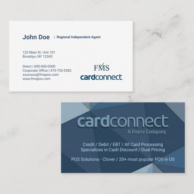FMS Agent  Business Card (Front/Back)