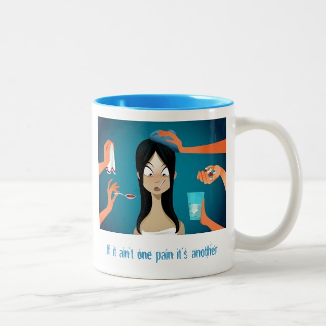 FMS: If It's Not One Pain It's Another Two-Tone Coffee Mug (Right)