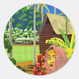 FMSR See Malaya Classic Round Sticker