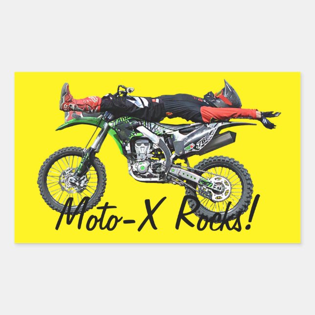 FMX - Freestyle Aerial Motocross Stunt III Sticker (Front)