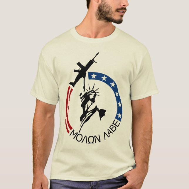 FN SCAR 16 - MOLON LABE T-Shirt (Front)