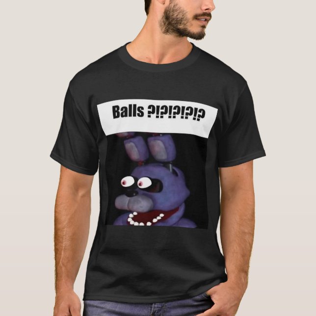 fnaf bonnie Balls meme friends T-Shirt (Front)