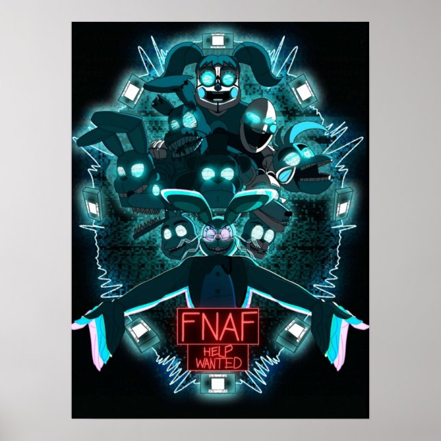 FNaFVR Help Wanted Fan Poster (Front)