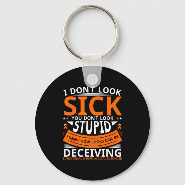 Fnd Functional Neurological Disorder Apparel I Don Keychain (Front)
