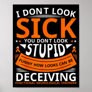 Fnd Functional Neurological Disorder Apparel I Don Poster
