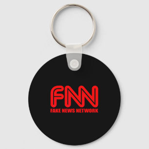 Fnn Fake News Network Apparel Funny Christmas Gift Keychain