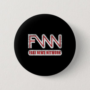 Fnn Logo Fake News Network Funny Political Joke 2 Inch Round Button