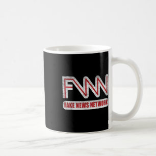 Fnn Logo Fake News Network Funny Political Joke  Coffee Mug