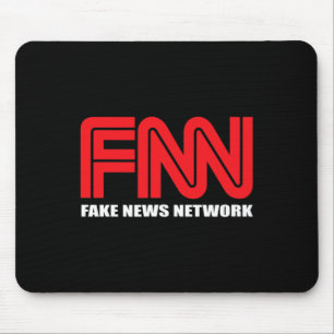 Fnn Logo Fake News Network Funny Trump Mouse Pad
