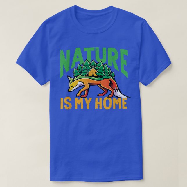 Fo Camping With Tent Nature Is My Home 1840  T-Shirt (Design Front)