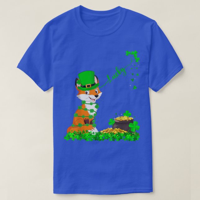 Fo Lover Leprechaun Hat Lucky Fo St  T-Shirt (Design Front)