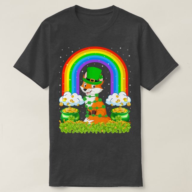 Fo Lover Rainbow Leprechaun Fo St Patricks Day T-Shirt (Design Front)