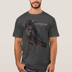 Fo Meskwaki American Indian Tribe Indigenous Raven T-Shirt