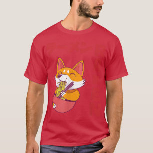 Fo Ramen Anime Noodles Kawaii Japanese Sketching  T-Shirt