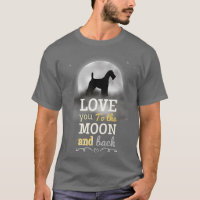 Fo Terrier Dog Love To The Moon