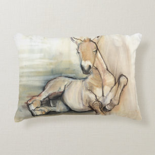 Foal 2012 decorative pillow