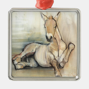 Foal 2012 metal ornament