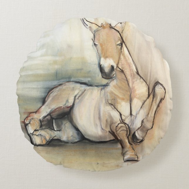 Foal 2012 round pillow (Front)