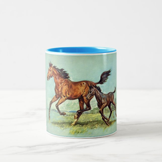Foal and Mare Mug (Center)