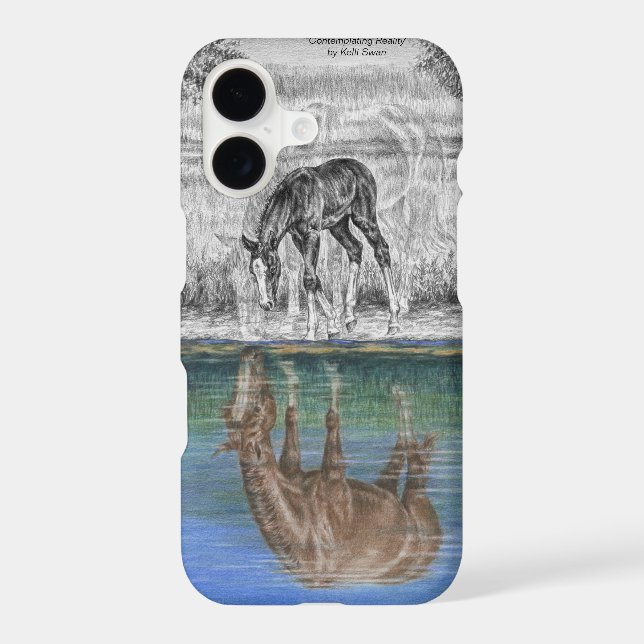 Foal Water Reflection of Horse (Back)