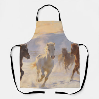 Foals at Play Apron