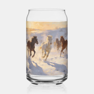 Foals at Play Can Glass