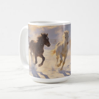Foals at Play Coffee Mug