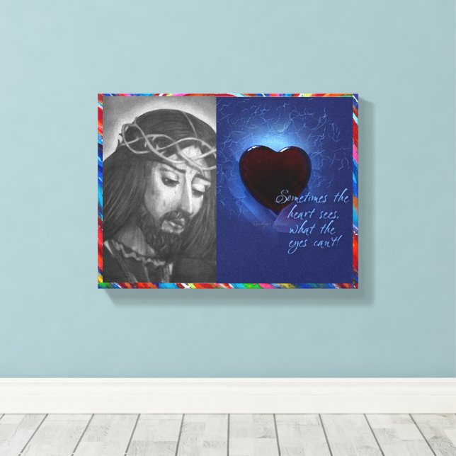 Foam Boards 12x9 Canvas Print (Insitu(Wood Floor))