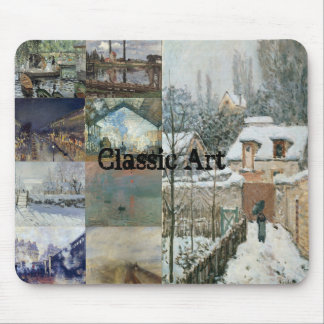 Foam Pad: Model: Known Artist Work (Painting) Mouse Pad
