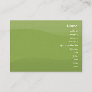 Foamgreen Waves - Chubby Business Card