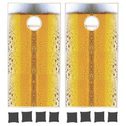 Foaming Beer Cornhole Set