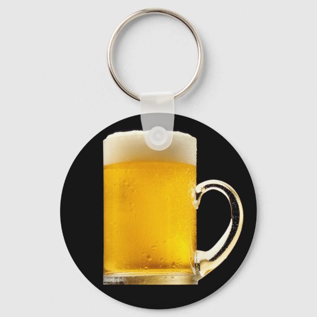 Foamy Beer Mug Keychain (Front)