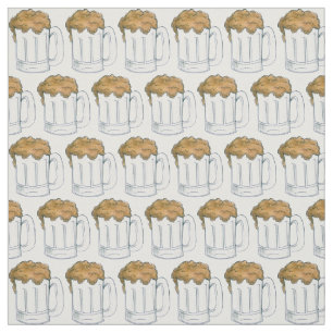 Foamy Beer Mug Mugs Ale Stein Drinking Fabric