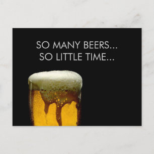 Foamy Beer Mug Postcard