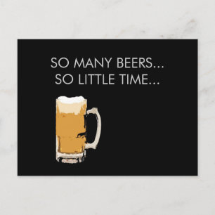 Foamy Beer Mug Postcard