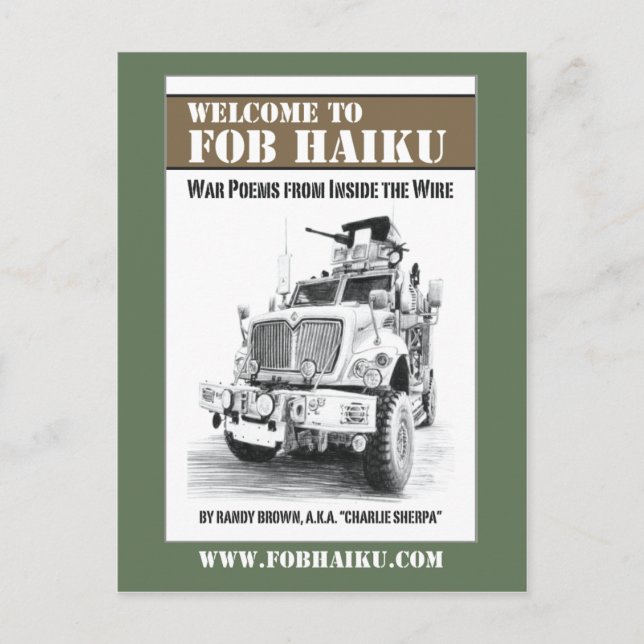 FOB Haiku livre couverture carte postale (Devant)