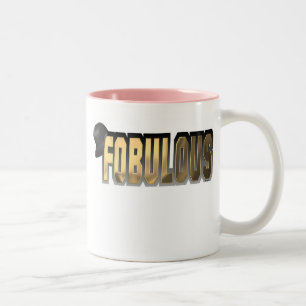 Fobulous Gold Two-Tone Coffee Mug