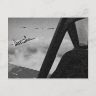Focke-Wulf 190D Fighters Close In. Postcard