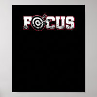 Focus Archery Archer Bullseye Bow And Arrow