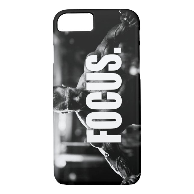 FOCUS - "Body building" Motivational Case-Mate iPhone Case (Back)