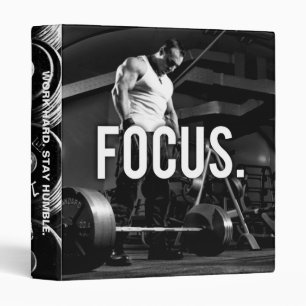 FOCUS - "Body building" Workout Motivational Binder